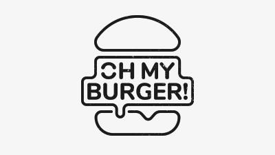 Oh my burger logo